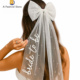 Wedding Veil Bride Party Bow Bachelorette Events