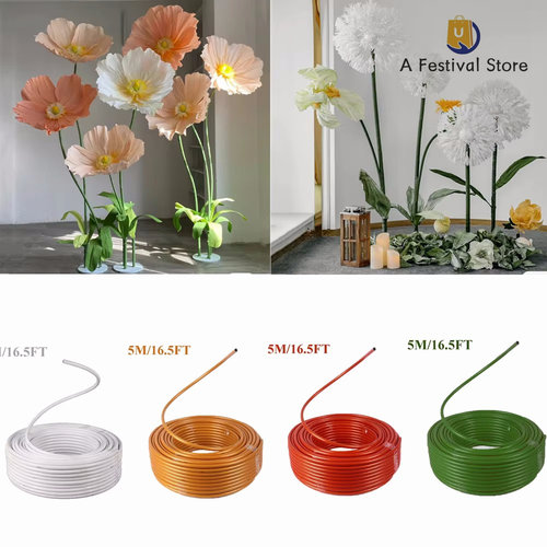 5M Styling Tube PVC Aluminum Bendable Plastic Molding Pipe