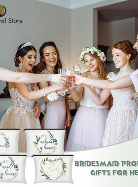 Wreath Bride Bag  Makeup Pouch Bachelorette Party Gift伴娘包