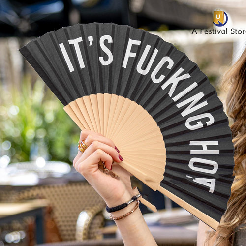 折扇欧美t'sFUCKINGHOT折叠扇