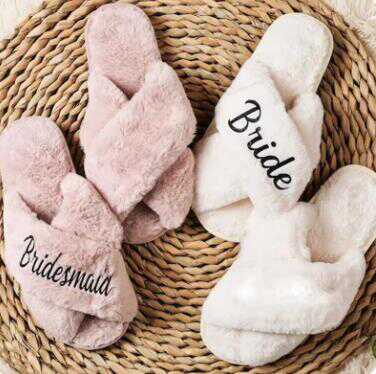 室内月子防滑包跟毛绒冬天棉拖