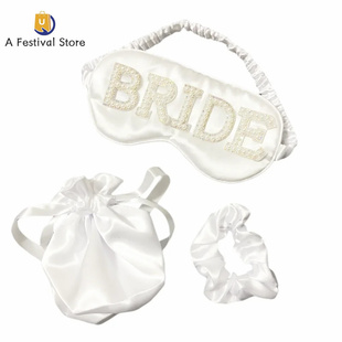 Bride To Be Silk Satins Sleep Mask Wedding Decoration Bachel