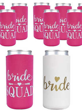 Flamingo Party Supplies LETS FLAMINGLE 11 Can Cooler Sleeve