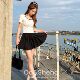 春夏半身裙时尚 晴天 重生小个子短款 百搭洋气衣服女欧若风高腰