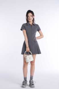 等你下课/ co&sheng小个子春季新款西装连衣裙甜美校园风时尚百搭