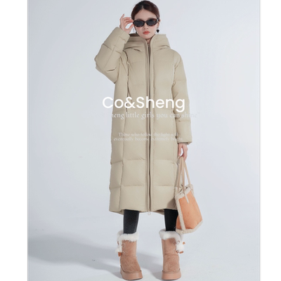 冬日恋岛/ 可溯源 三星安心羽绒 长款保暖羽绒服 co&sheng