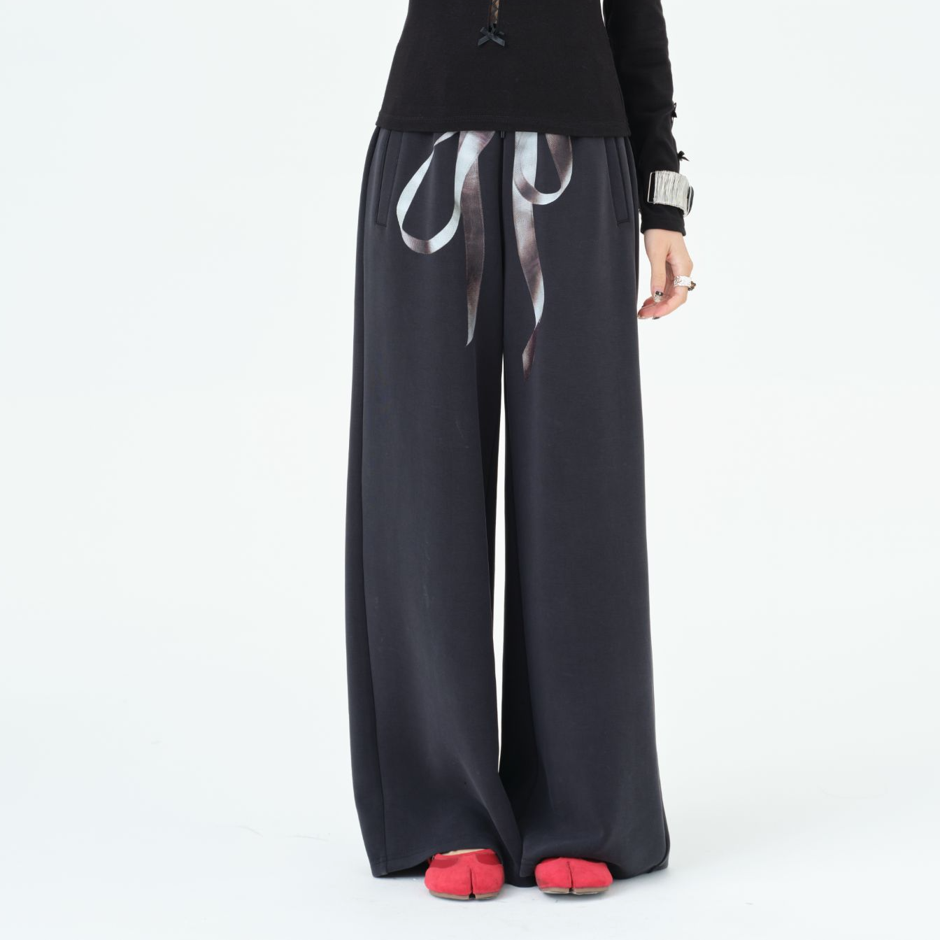 云朵漫行/Co&Sheng重生小个子秋季新款街头风阔腿裤休闲裤高腰垂,女装/女士精品,休闲裤,淘宝优惠券,粉丝福利购,淘宝优惠卷