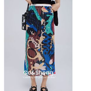 賽博格調(diào) 百搭洋氣衣服女甜辣妹 設(shè)計(jì)半身裙時(shí)尚 重生小個(gè)子夏季