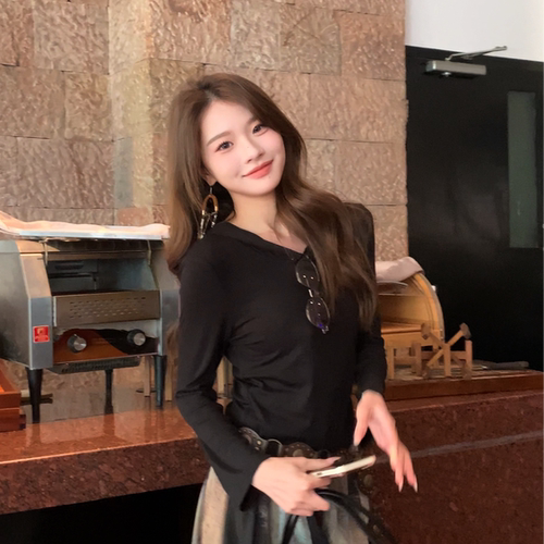 重生小个子黑色连帽防晒上衣女2026夏季新款修身显瘦薄款打底衫