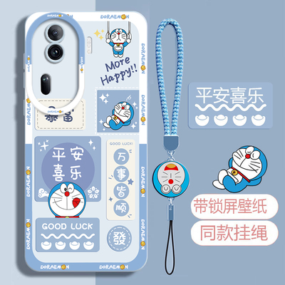 适用opporeno11手机壳液态软壳