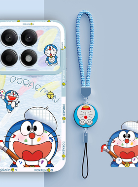 适用红米K70E手机壳Redmi小米k70E新款Redmik70E保护套k70哆啦A梦专用k7o系列全包k70e防摔外壳K看男女潮牌