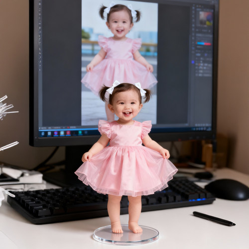 真人宝宝人偶3D打印仿真定制摆件