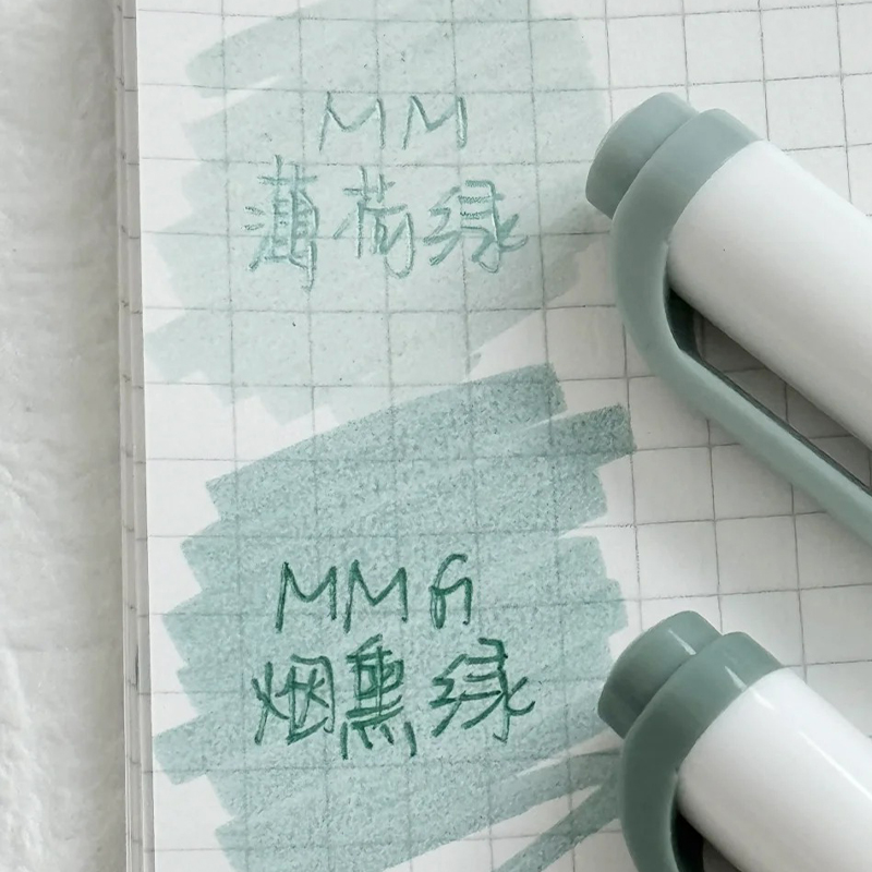 新色上线斑马双头荧光笔烟熏色系