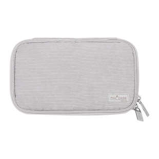 日本kokuyo国誉烧饼包PAN CASE灯芯绒多功能日系笔袋 日式女简约学生用复古文艺网红铅笔盒大容量创意收纳盒