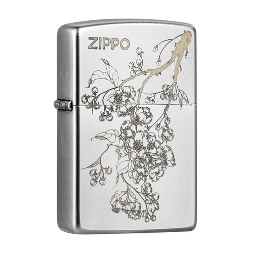 ZIPPO爱情雕刻桃花打火机礼盒