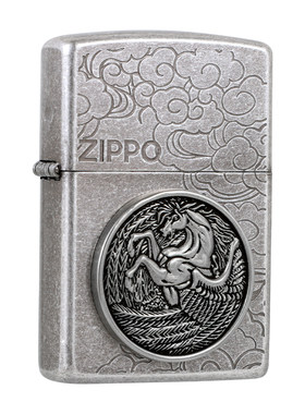 ZIPPO芝宝天马徽章防风煤油机