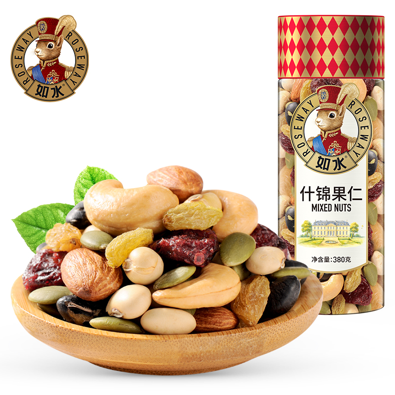 如水什锦果仁380g办公室休闲食品