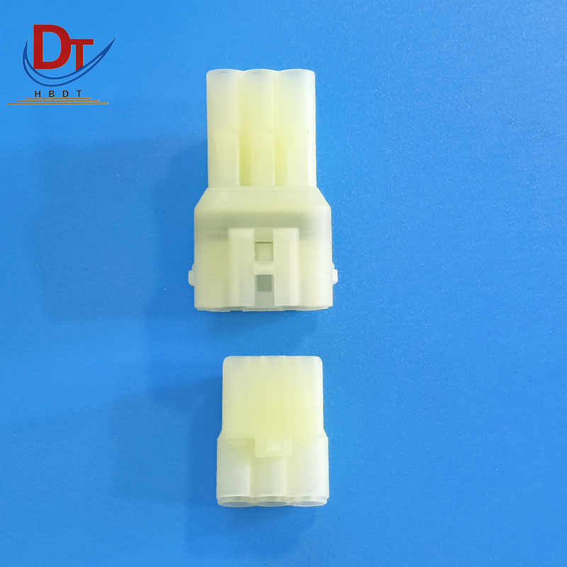 新能源汽车DJ7065F-2.2-11连接器塑料接插件6孔电子护套国产胶壳