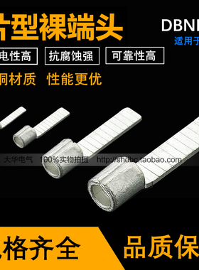 西门康端子 高端紫铜材质 DBNB5.5-18 片形裸端头 接口无缝隙