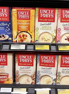 澳洲Uncle Tobys Oats托比叔叔即食燕麦片水果坚果混合谷物营养粥