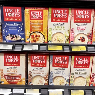 澳洲Uncle Tobys Oats托比叔叔即食燕麦片水果坚果混合谷物营养粥