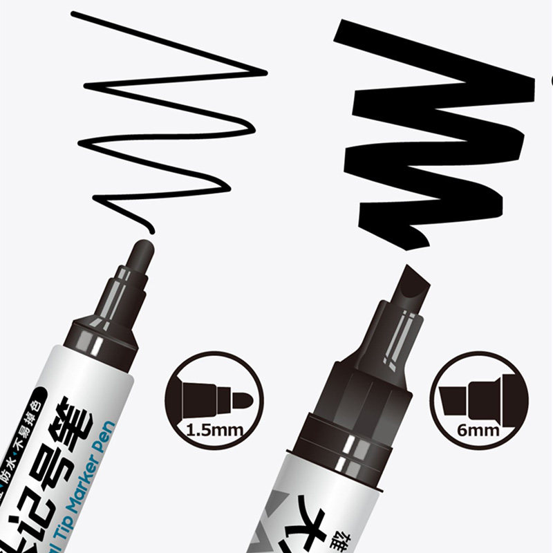 雄狮DT01大双头粗头油性记号笔