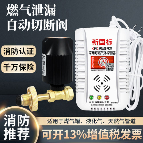 燃气报警器切断阀家用自动新国标