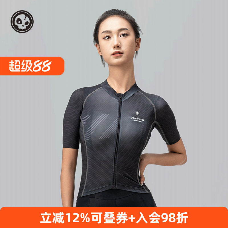 女款短袖夏季透气排汗骑行服