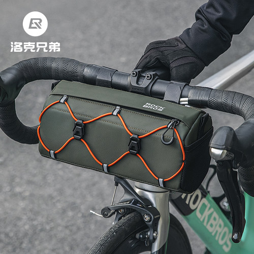 洛克兄弟自行车头包立体易拿取