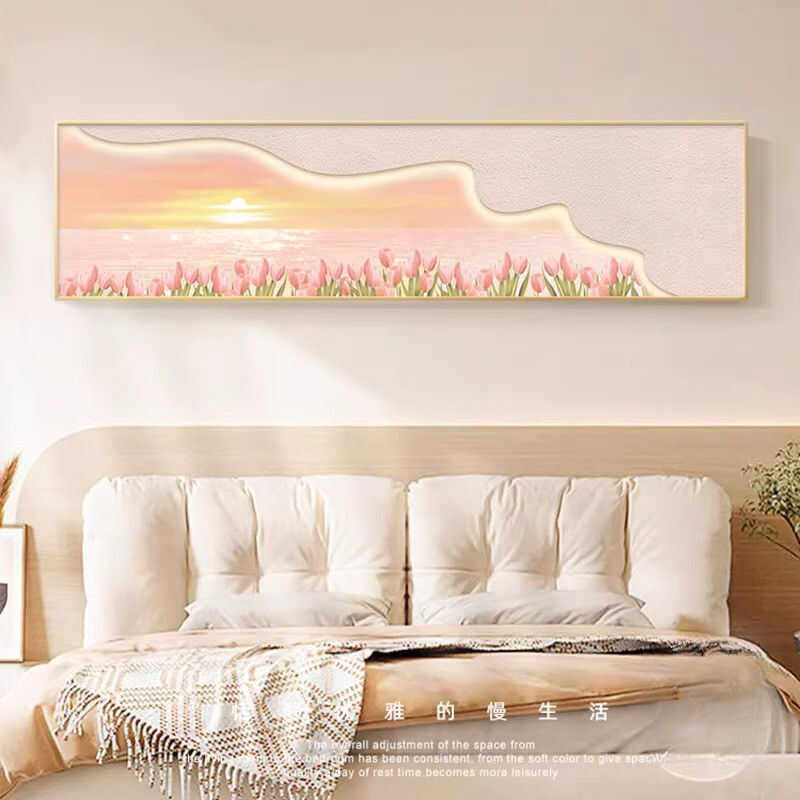Dreamy French Cream Headboard Art: Elevate Your Master Bedroom! - Product image 4