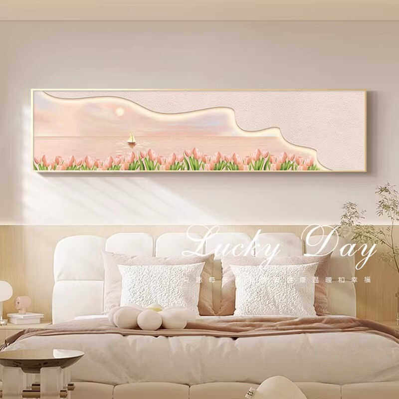Dreamy French Cream Headboard Art: Elevate Your Master Bedroom! - Product image 5