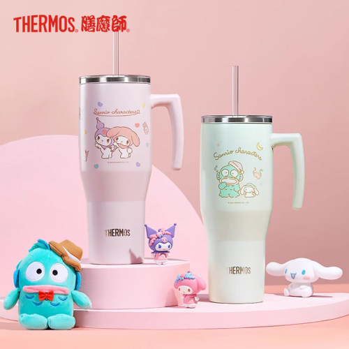 膳魔师大容量保温杯巨无霸1100mL吸管杯TSKP