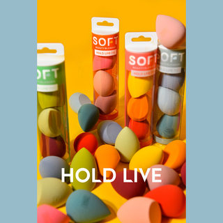 HOLD LIVE 巨软美妆蛋 超软不吃粉葫芦水滴切面粉扑工具 HL389