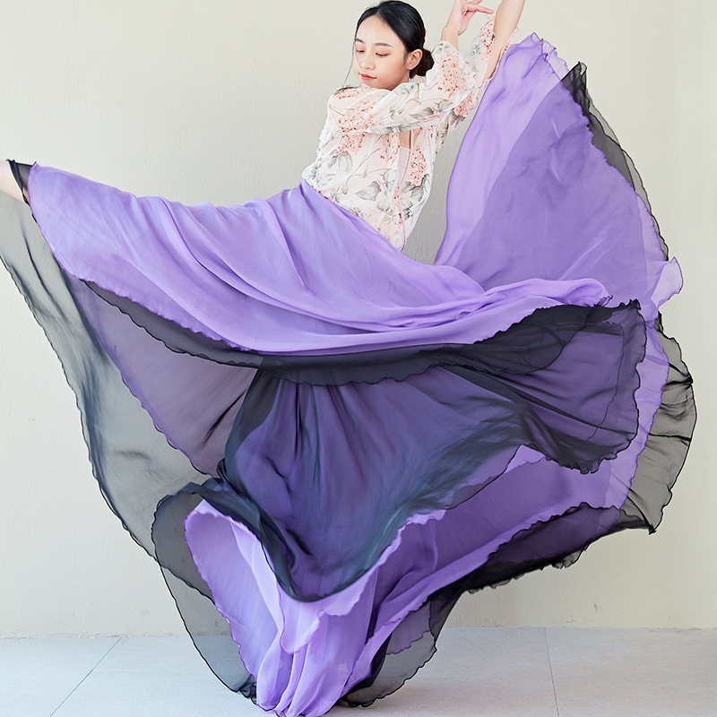 古典演出服广场舞720度大摆