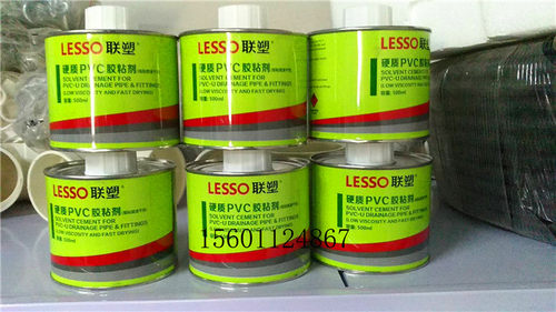 热销联塑 硬质PVC胶粘剂 排水管电线管连接胶水 PVC胶水  500ml