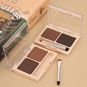 美茜儿双色眉粉画眉神器防水防汗不脱色初学者持久立体自然眉笔