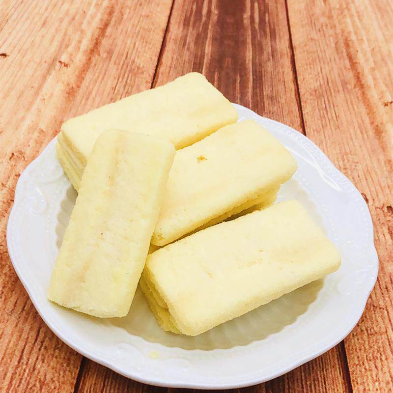 新货薏米米饼260g蛋黄味饼干非油炸日式牛奶米饼膨化零食台湾