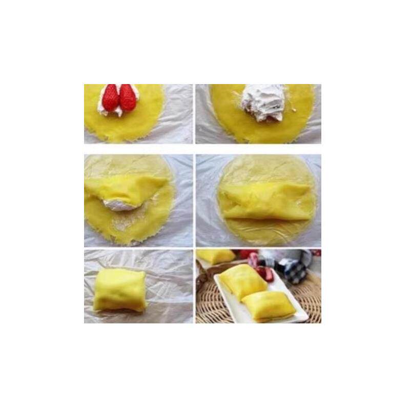 新货包邮千层蛋糕皮榴莲芒果抹茶班戟毛巾卷皮成品原料手工现做68