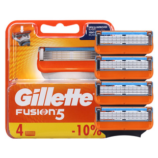 进口德产吉列锋隐fusion锋速5层刀片手动剃须刀男士吉利刮胡刀头