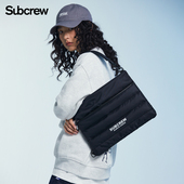 Subcrew小众设计高级感斜跨包通勤14寸电脑包充棉单肩手提包男女