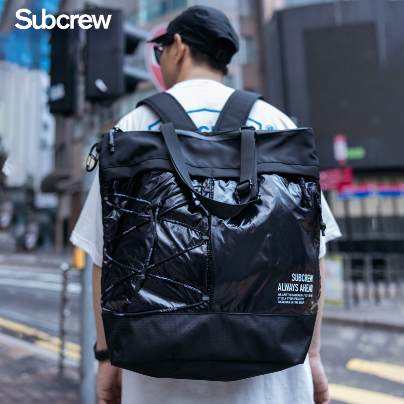 Subcrew潮牌机能大容量双肩包