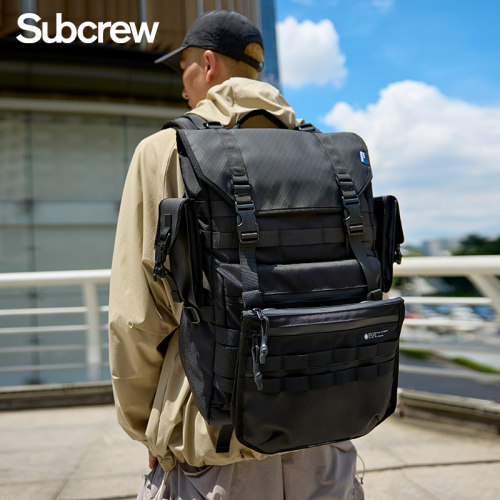 Subcrew男多功能组合双肩斜挎包