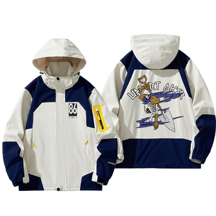 86不存在的地域战区周边芙拉蒂蕾娜冲锋衣服男女二次元夹克潮衣服