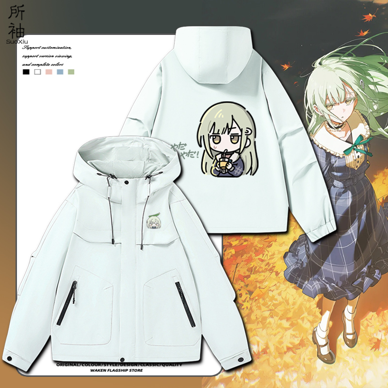 BanG Dream! Ave Mujica动漫周边连帽夹克若叶睦联名外套男女衣服