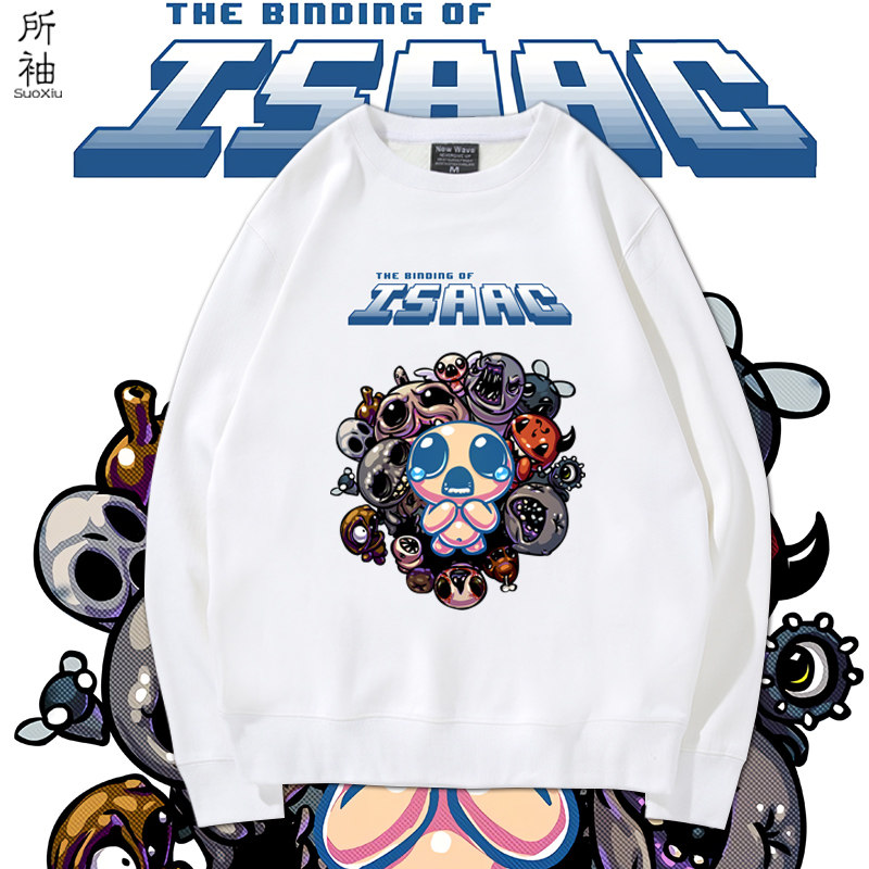 以撒的结合圆领印花卫衣