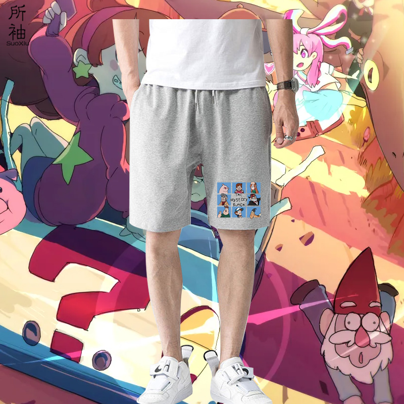 怪诞小镇青少年夏季新款短裤