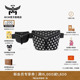 MCM 早春新品 DIAMOND小号黑色铆钉钻石斜挎包