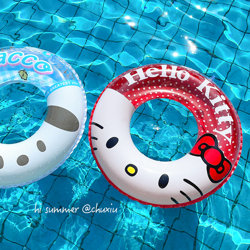 儿童游泳圈女童加厚防侧翻充气可爱加厚腋下救生圈男童游泳装备