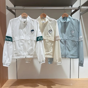 韩国高尔夫服装女装25新款春秋季运动休闲防风衣外套户外球服上衣