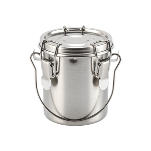 油画洗笔桶油壶洗笔筒不锈钢美术绘画专用工具稀释剂水彩颜料晾笔便携滤网式松节油调色油小号带盖防漏涮笔筒